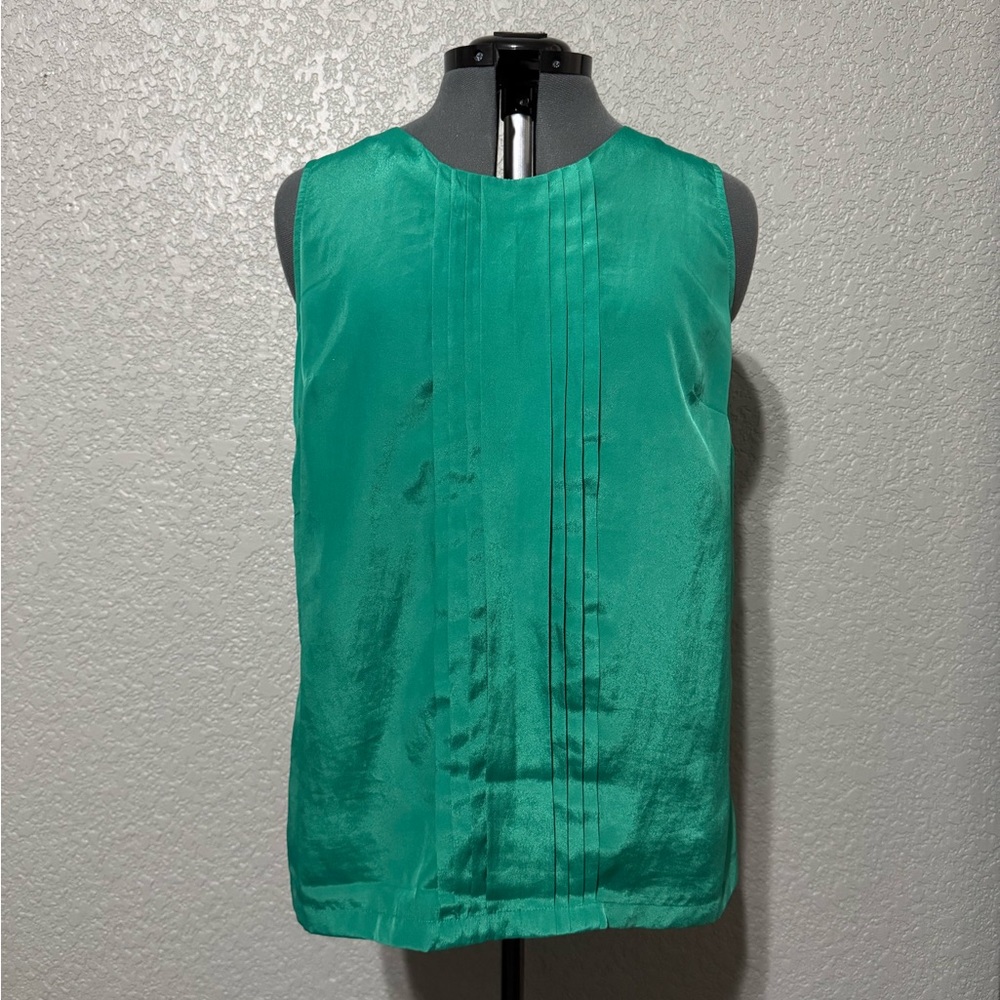 Merona Green Sleeveless Blouse